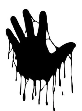 Grunge Hand Stock-Illustration