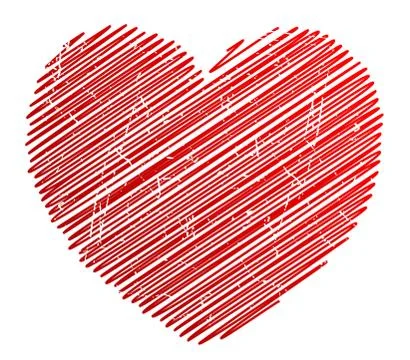 Grunge heart Stock Illustration