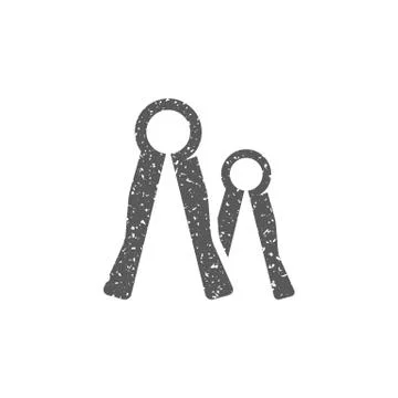 Grunge icon - adjustable wrench Stock Illustration