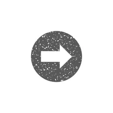 Grunge icon - Arrow Stock Illustration