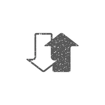 Grunge icon - Arrows Stock Illustration