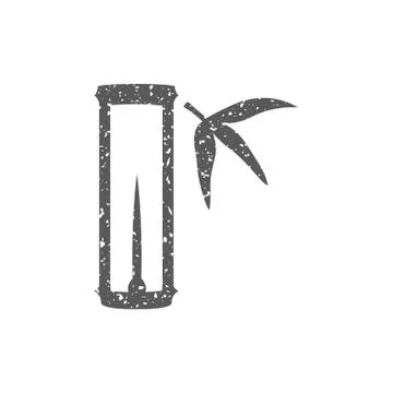Grunge icon - Bamboo Stock Illustration
