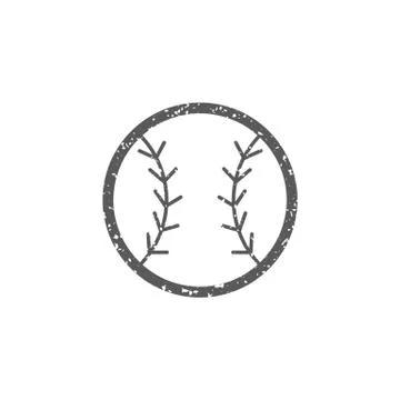 Grunge icon - Baseball Stock Illustration