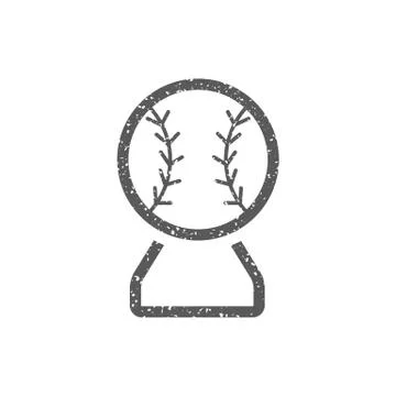 Grunge icon - Baseball trophy Stock-Illustration