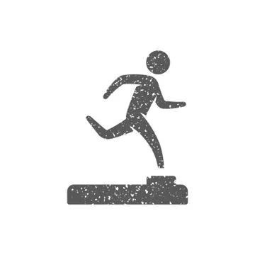 Grunge icon - Baseball trophy Stock Illustration