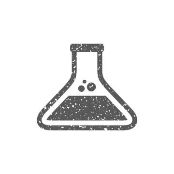 Grunge icon - Beaker Stock Illustration