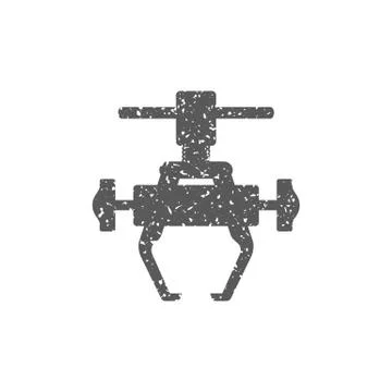 Grunge icon - Bicycle tool Stock Illustration