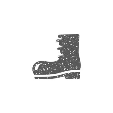 Grunge icon - Boot Stock Illustration