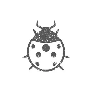 Grunge icon - Bug Stock Illustration