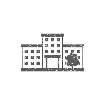 Grunge icon - Building Stock Illustration