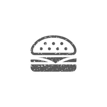 Grunge icon - Burger Stock Illustration
