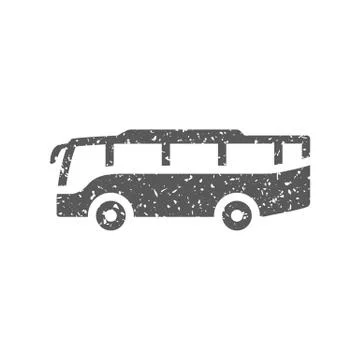 Grunge icon - Bus Stock Illustration