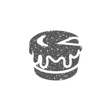 Grunge icon - Cake Stock Illustration