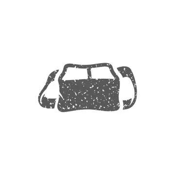 Grunge icon - Camera bag Stock Illustration