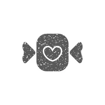 Grunge icon - Candy Stock Illustration
