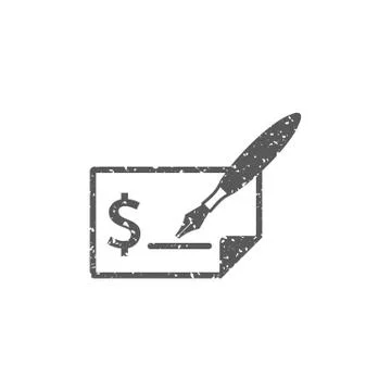 Grunge icon - Check Stock Illustration