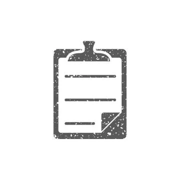 Grunge icon - Checklist Stock Illustration
