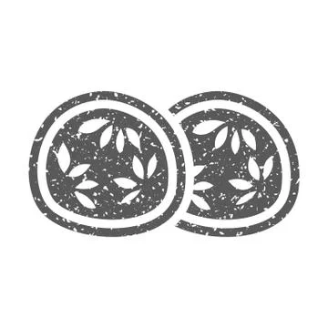 Grunge icon - Cucumber Stock Illustration