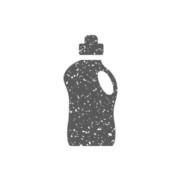 Grunge icon - Detergent Bottle Stock Illustration