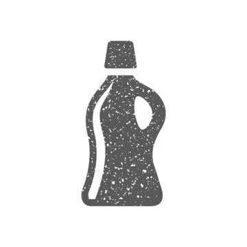 Grunge icon - Detergent Bottle Stock Illustration