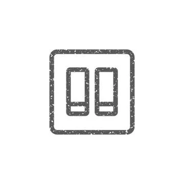 Grunge icon - Electric switch Stock Illustration