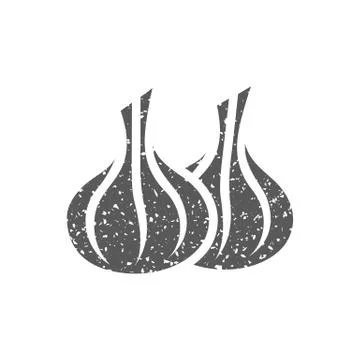 Grunge icon - Garlic Stock Illustration