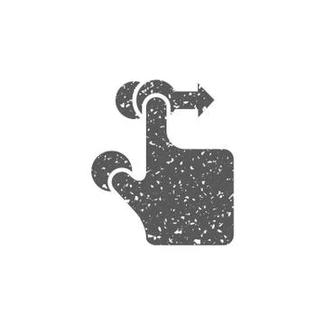 Grunge icon - Gesture Stock Illustration