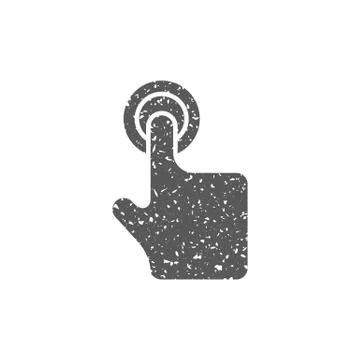 Grunge icon - Gesture Stock Illustration