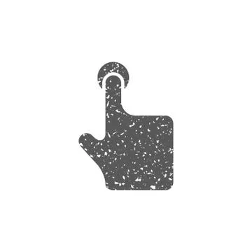 Grunge icon - Gesture Stock Illustration