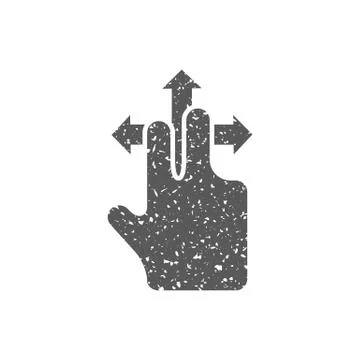 Grunge icon - Gesture Stock Illustration