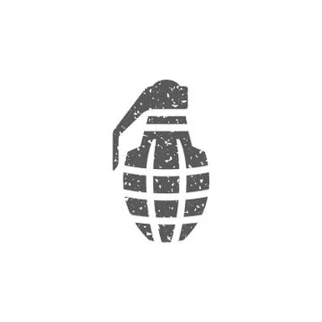 Grunge icon - Grenade Illustrazione stock