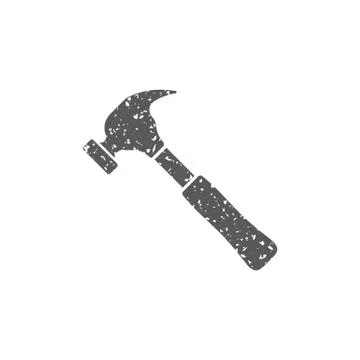 Grunge icon - Hammer Stock Illustration