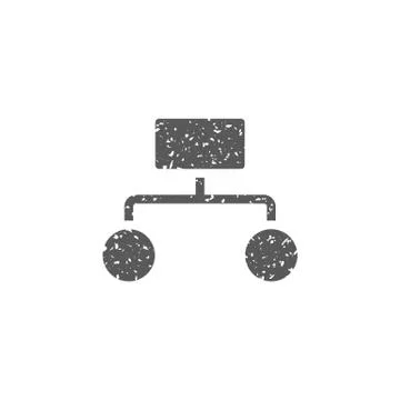Grunge icon - Hierarchy Stock Illustration