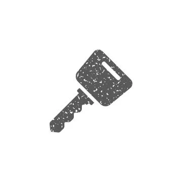 Grunge icon - Key Stock Illustration