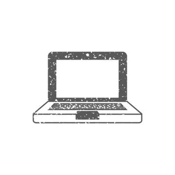 Grunge icon - Laptops Stock Illustration