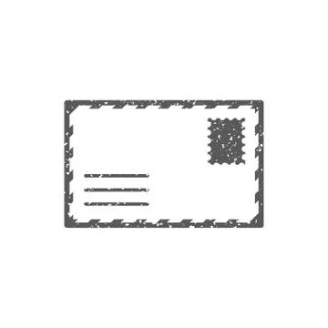 Grunge icon - Letter Stock Illustration