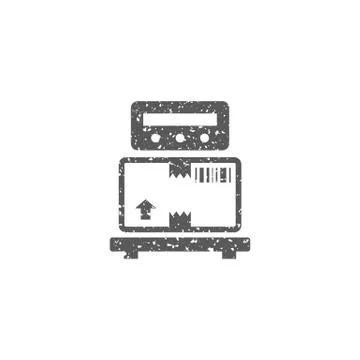 Grunge icon - Logistic scale Stock Illustration