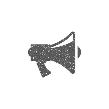 Grunge icon - Megaphone Stock Illustration