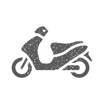 Grunge icon - Motorcycle Stock Illustration