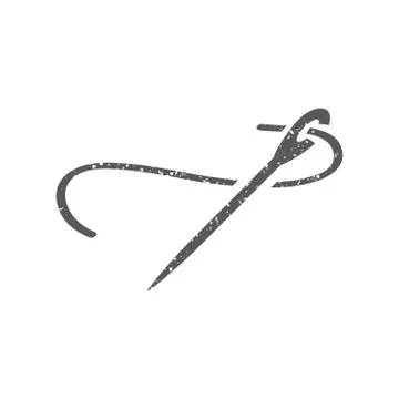 Grunge icon - Needle Illustrazione stock