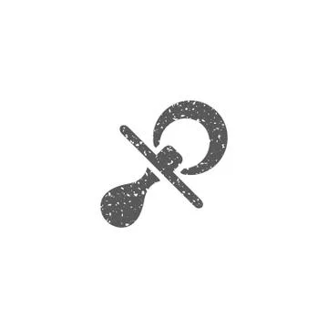 Grunge icon - Pacifier Stock Illustration
