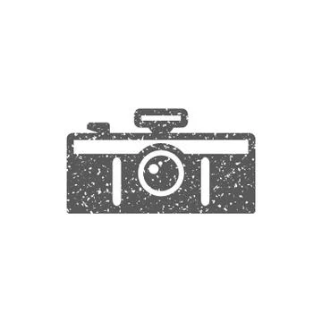 Grunge icon - Panorama camera Stock Illustration