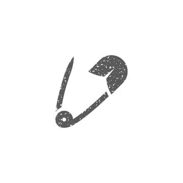 Grunge icon - Pin Stock Illustration