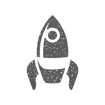 Grunge icon - Rocket Stock Illustration