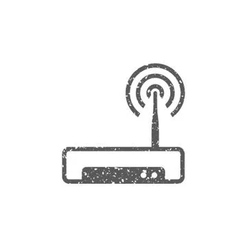 Grunge icon - Router Stock Illustration