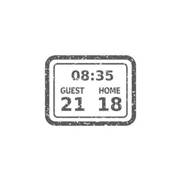 Grunge icon - Score board Stock Illustration