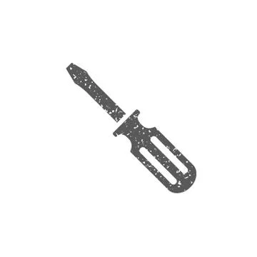 Grunge icon - Screwdriver Stock Illustration