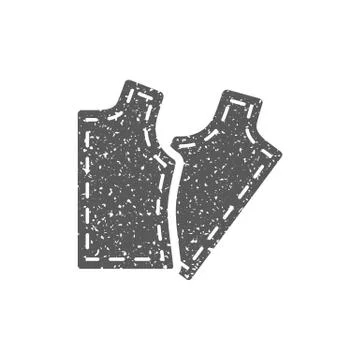 Grunge icon - Sewing pattern Stock Illustration