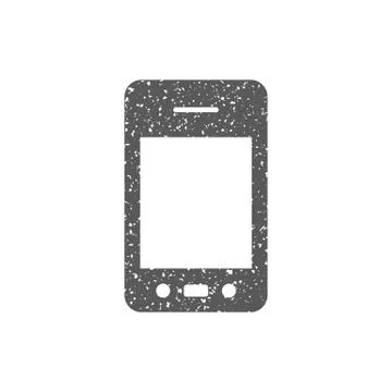 Grunge icon - Smartphone Stock Illustration