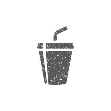 Grunge icon - Softdrink Stock Illustration
